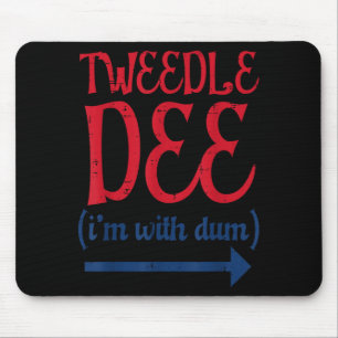 Tle Dee With Dum Halloween Matching Costume Women Mouse Mat