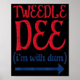 Tle Dee With Dum Halloween Matching Costume Women Poster