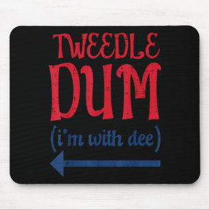 Tle Dum With Dee Halloween Matching Costume Men Mouse Mat