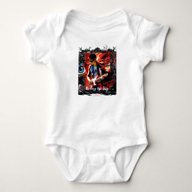 TLES Rocker Baby Bib Bodysuit (Front)