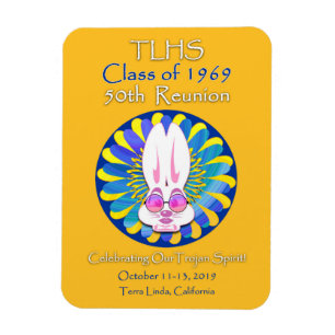 TLHS Class of 1969 Bunny Girl 50th Reunion Magnet