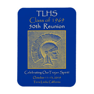 TLHS Class of 1969 Trojan Spirit 50th Reunion Magnet