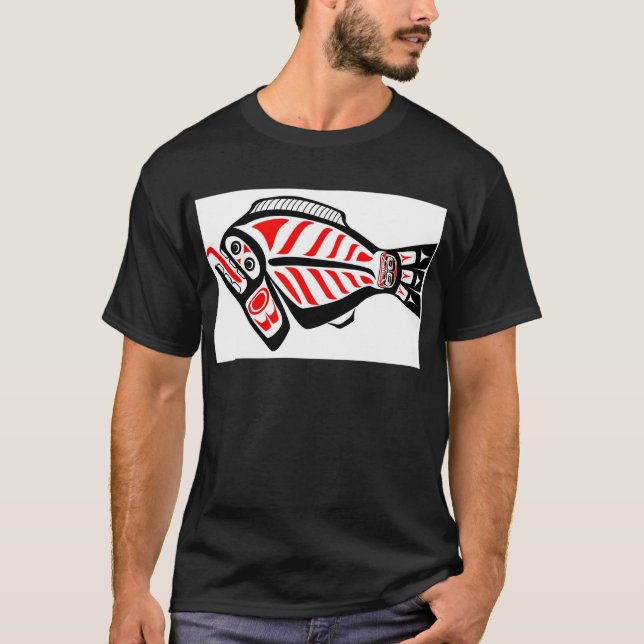 Tlingit Halibut T-Shirt (Front)