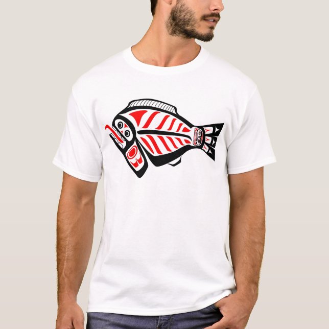 Tlingit Halibut T-Shirt (Front)