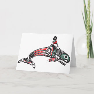 Tlingit Killer Whale & Eagle Card