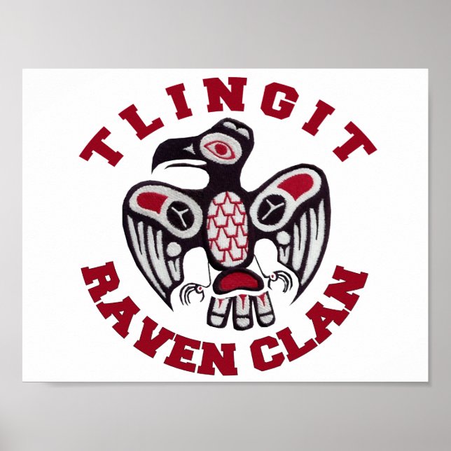 Tlingit Raven Clan Poster (Front)