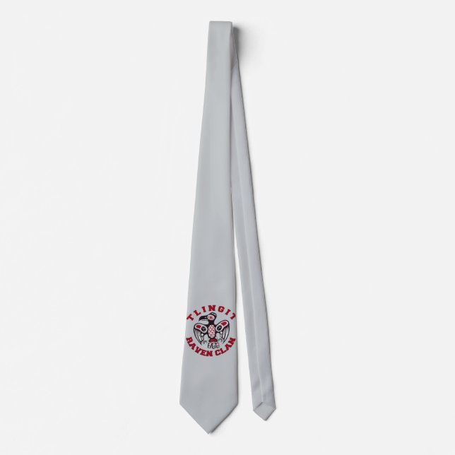 Tlingit Raven Clan Tie (Front)