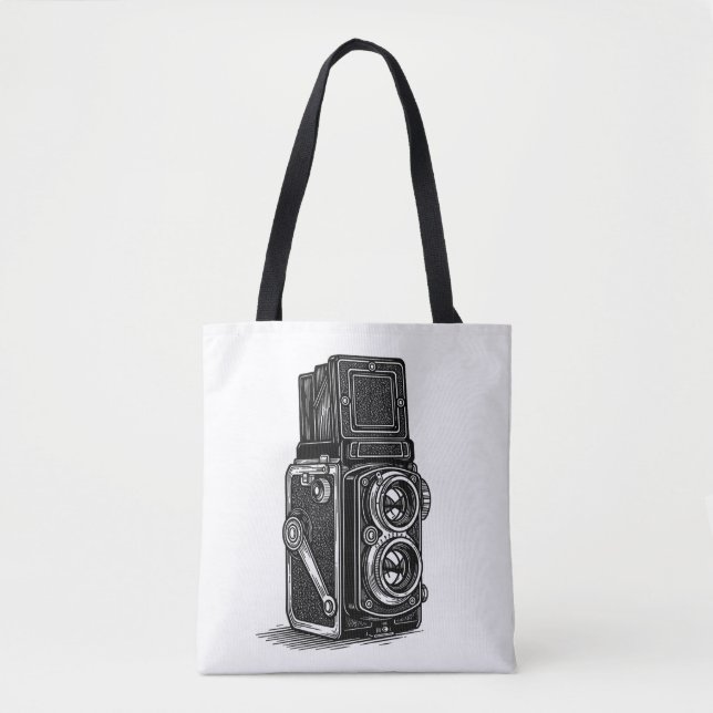 TLR camera tote bag (Front)