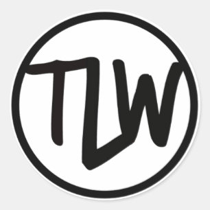 TLW logo sticker glossy