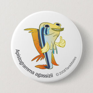 TM-01-Apistogramma agassizii 7.5 Cm Round Badge