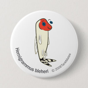 TM-06-Hemigrammus bleheri 7.5 Cm Round Badge