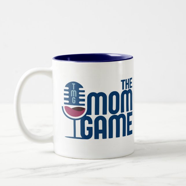 TMG Coffee Mug - Navy (Left)
