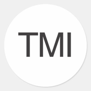 TMI CLASSIC ROUND STICKER