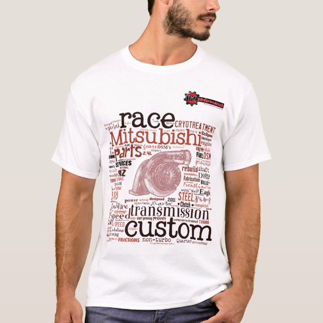 TMZ Performance Word Cloud T-Shirt (Front)