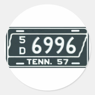 TN57 CLASSIC ROUND STICKER