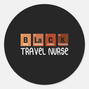 Tn Travel Nurse Nurses Day Classic Round Sticker