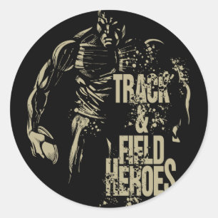 tnf heroes discus classic round sticker