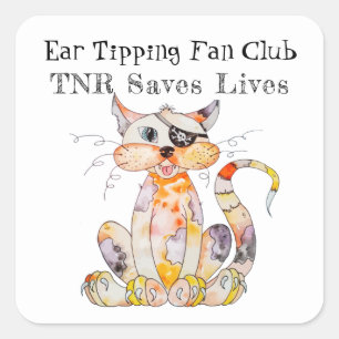 TNR Trap, Neuter, Return Saves Lives Stickers