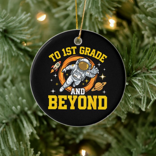 to 1st Grade and Beyond Astronaut Student Ceramic Tree Decoration (Tree)