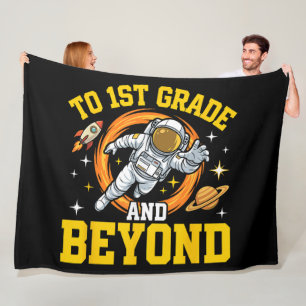 to 1st Grade and Beyond Astronaut Student Fleece Blanket