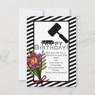 To a brilliant lawyer's birthday card