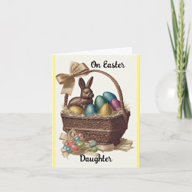 To A Daughter Easter Card (Front)