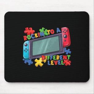 To A Different Level Gamer 2024 Video Game Autism  Mouse Mat