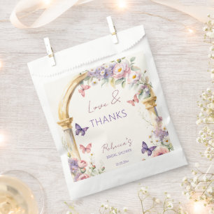 To a lifetime of butterflies spring bridal shower favour bags
