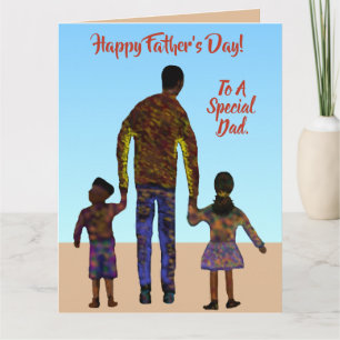 To A Special Dad African American Father's Day Card
