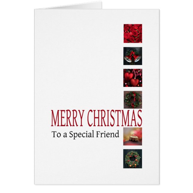 To a Special Friend Merry Christmas card (Front)