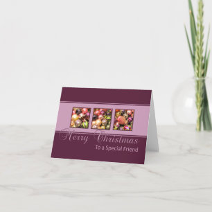 To a Special Friend Merry Christmas card