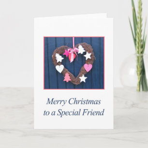 To a Special Friend Merry Christmas card