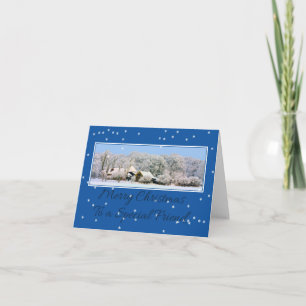 To a Special Friend Merry Christmas card