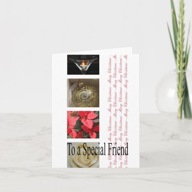 To a Special Friend Merry Christmas card (Front)