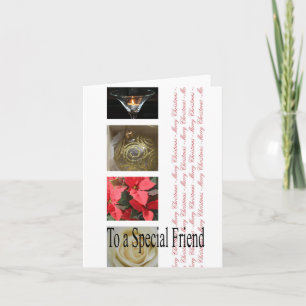 To a Special Friend Merry Christmas card