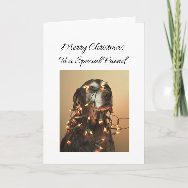To a Special Friend Merry Christmas card (Front)