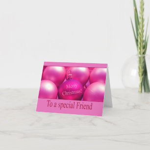 To a Special Friend Merry Christmas card