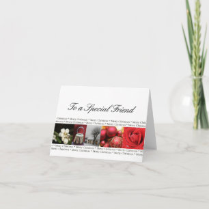 To a Special Friend Merry Christmas card