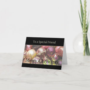 To a Special Friend Merry Christmas card