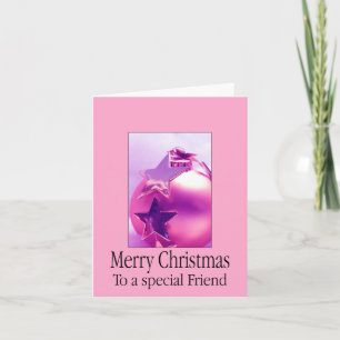 To a Special Friend Merry Christmas card