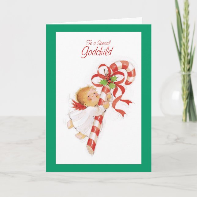 To A Special Godchild Holiday Card (Front)