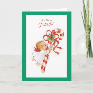 To A Special Godchild Holiday Card