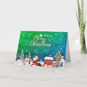 To a Special Granddaughter Merry Christmas Card