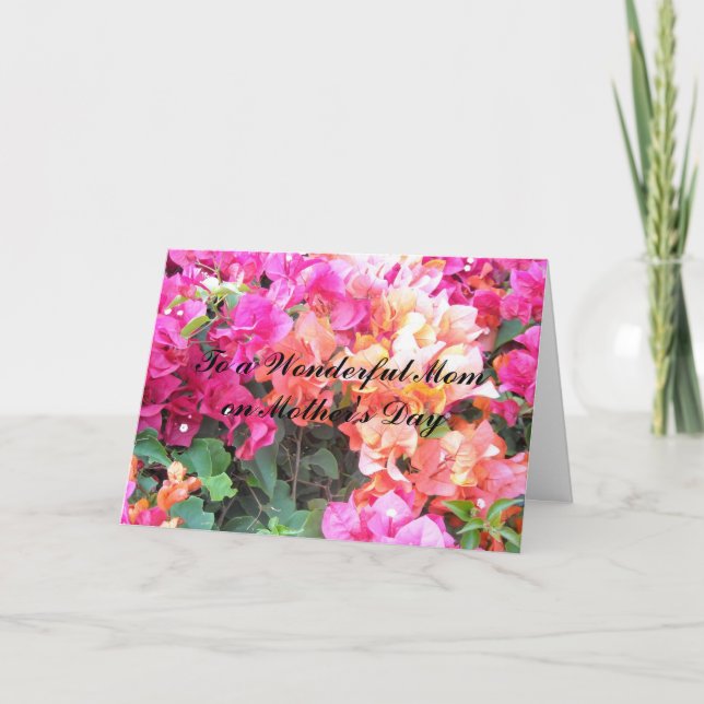 To a Wonderful Mum... Card (Front)