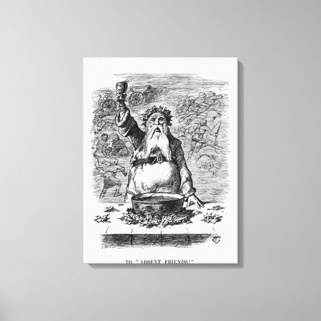 To Absent Friends! Canvas Print (Front)