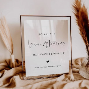 To All The Love Stories That Came Before Us Sign