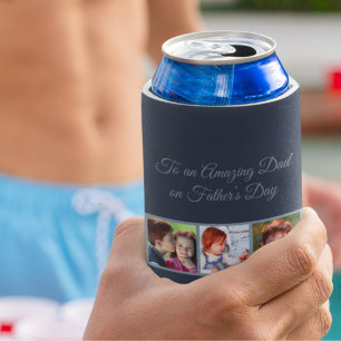 To an Amazing Dad on Father’s Day Photo Can Cooler