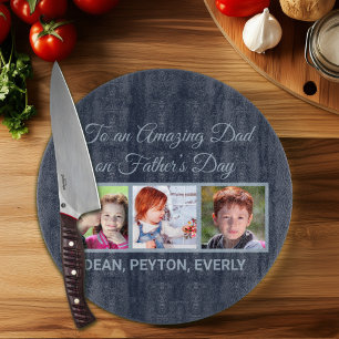 To an Amazing Dad on Father’s Day Photo Cutting Board