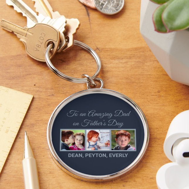 To an Amazing Dad on Father’s Day Photos Key Ring (Creator Uploaded)