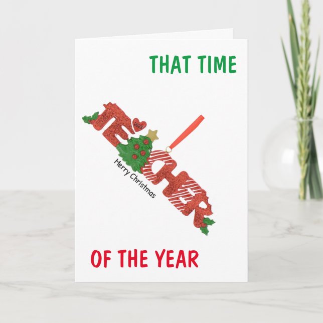 TO AN "AWESOME TEACHER" THIS CHRISTMAS HOLIDAY CARD (Front)